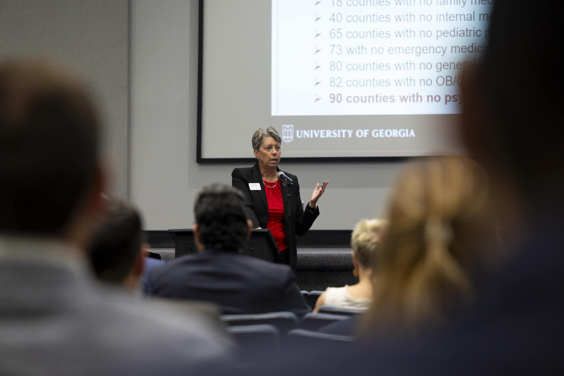 Dean Nuss at Community Mixer for UGA School of Medicine