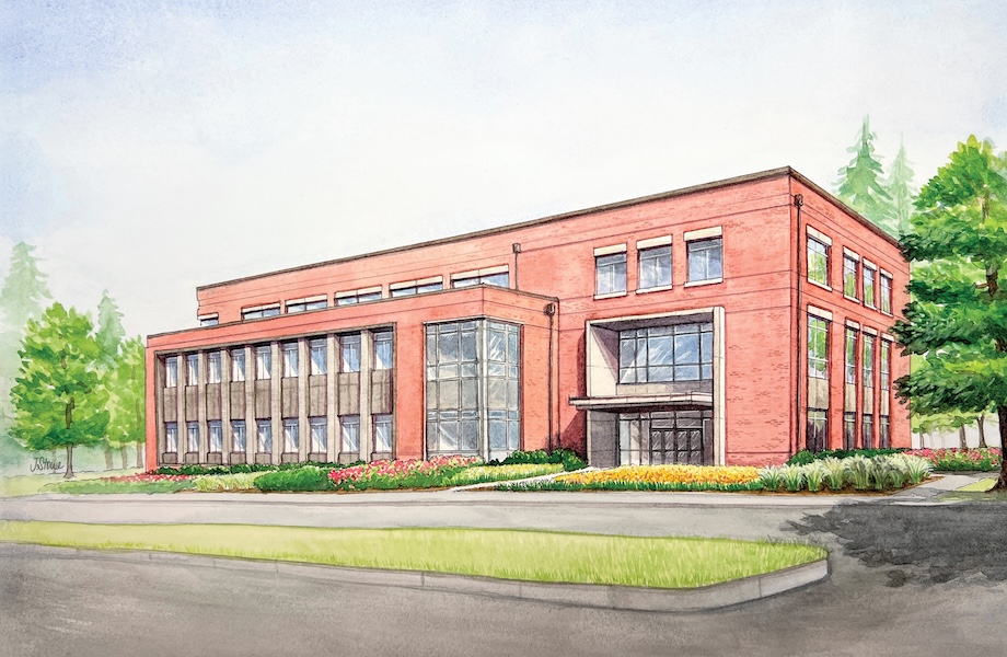 watercolor of Medical Education and Research Building